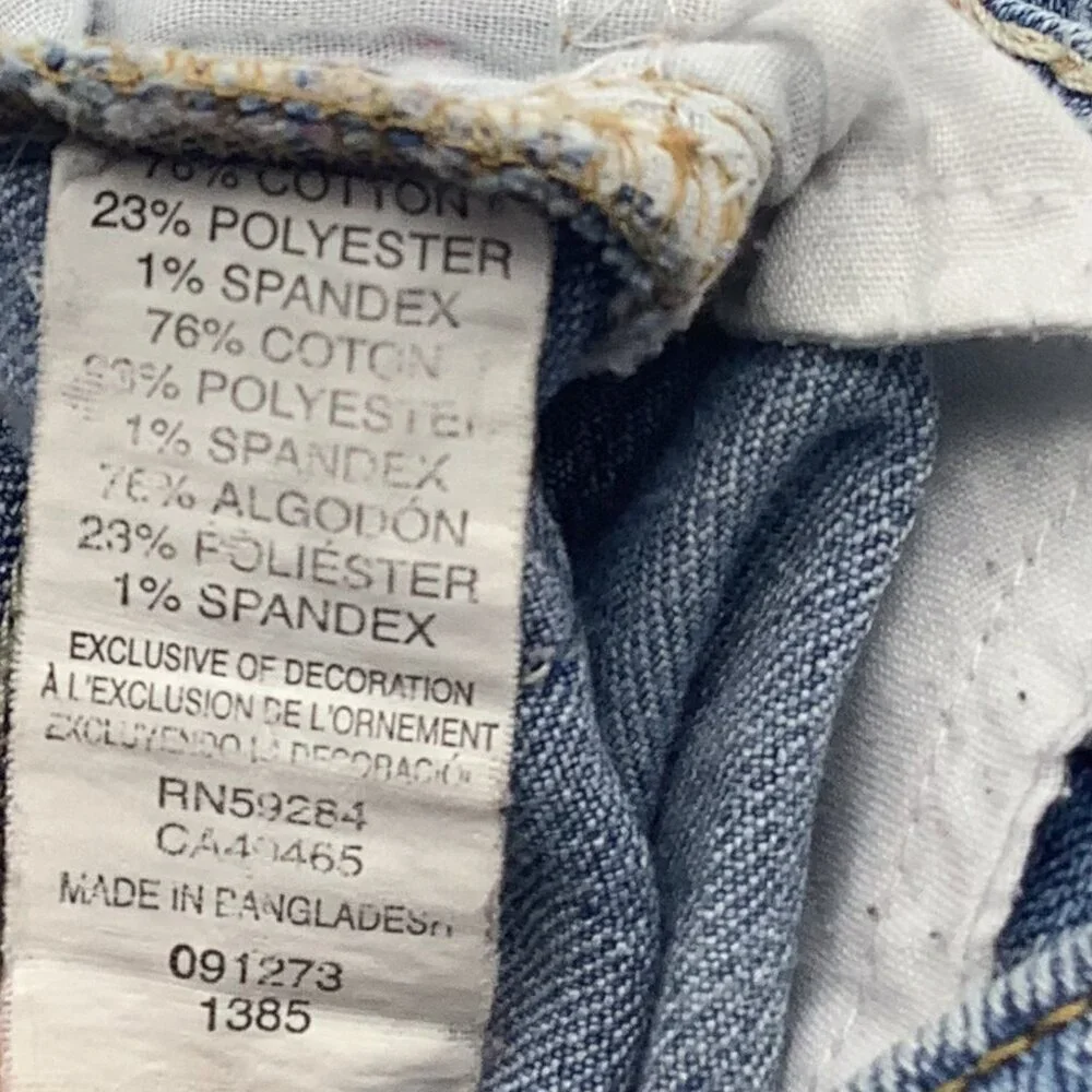 The Children's Place Blue Denim Jeans Baby Girl Size 18-24 Mos Bootcut‎ Stretch